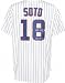 Geovany Soto Autographed Jersey | Details: Chicago Cubs, Majestic Pinstripe Replica, ROY 08 Inscription