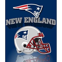 Northwest New England Patriots Gridiron Fleece Throw