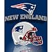 New England Patriots Light Weight Fleece NFL Blanket (Grid Iron) (50