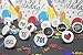 Happy 70th Birthday Sticker Decorations for Hershey Kisses (Set of 324)