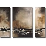 Tobacco and Chocolate by Maitland 3pc Stretched Canvas Set