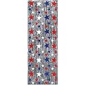 Metallic Patriotic Stars Curtain