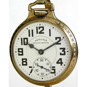 #WR23 Hamilton 992B Vintage Railroad Pocket Watch 16 Size 21 Jewels Gold Filled Model 2 BOC Case ca 1944 thumbnail