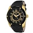 Swiss Legend Men's 10005A-YG-01-BB-W Traveler Collection Automatic Black Leather Watch With Winder