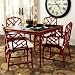 Ballard Designs - Macau 5-Piece Dining Set - Chinese Red