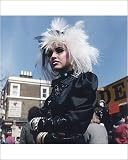 Photographic Prints of Girl Punk with white wig in Camden, London from Mary Evans