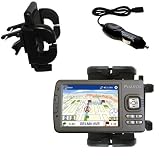 Pharos 505 Auto Vent Holder with Car Charger - Uses Gomadic TipExchange