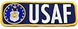 US Air Force Insignia Shoulder Patch USAF Embroidered Iron-On Military Veteran Emblem