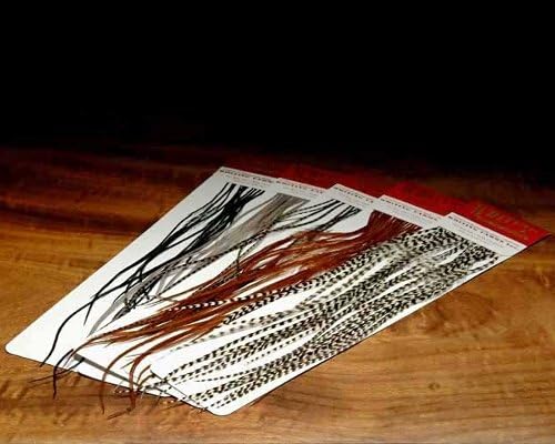 Dry Fly Hackle Whiting 100's - Light Ginger#18