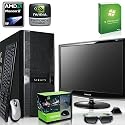 KCS [184360] - 3D Spezial-Set - PC Komplett-Set mit weltweit neuester 3D Technik + 58,4cm (23") 3D LED-TFT-Monitor von LG D2342P-PN (FullHD 1080p, 5ms, 5Mio:1, HDMI): mit AMD PhenomII X6 1055T (6x2,8GHz) | 4GB DDR3-1333 | 500 GB SATA2 Festplatte | nVidia Geforce GTX550Ti Fermi 1024MB GDDR5 (DirectX11+3DVision) | ASUS M5A78L-M LE | DVD-RW | Cardreader | 6-Kanal-Sound | GigabitLAN | 550W Netzteil | Microsoft Windows 7 Home Premium 64-Bit