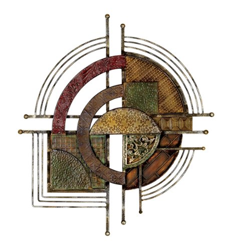 Metal Wall Art Home Decor Sculpture Multi Color 