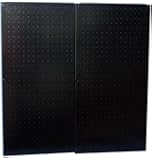 Wall Control 30-P-3232B Black Metal Pegboard Pack