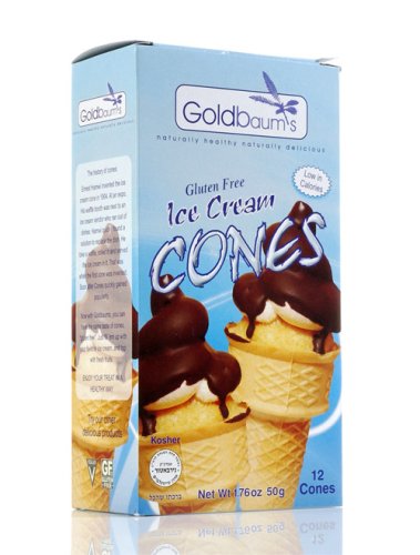 Goldbaums Gluten Free Ice Cream Cones 12 Pack