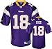 Sidney Rice Purple Reebok NFL Premier Minnesota Vikings Jersey - Large