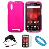 Hot Pink Durable 2 Peice Protective Crystal Hard Shield Guard Cover Case fo ....