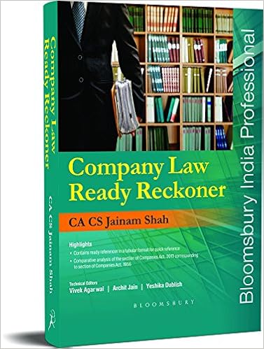 Companies Law Ready Reckoner-Book- CA, CS Jainam Shah