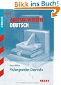 Abitur-Wissen Deutsch f�r G8; Pr�fungswissen Oberstufe