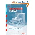 Abitur-Wissen Deutsch f�r G8; Pr�fungswissen Oberstufe