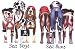 Men's Tank Top : Sea Dogs and Buns - Front & Back Print - Cute Pirate Dogs include Bulldog, Dalmation and Coonhound