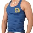 Mens Number 9 Varsity Graphic Hot Tank Top
