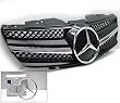 03-07 Mercedes R230 SL500 SL600 SL55 Black Grille