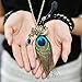 NIANPU Vintage Bronze Peacock with Peacock Feather Long Retro Fashion Necklace