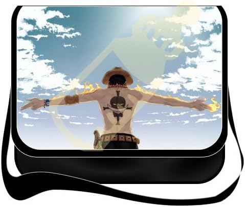 Shoulder Bag with Japanese Anime One Piece Ace Removable/renewable/replaceable Cover