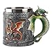 Smart Living Company Royal Dragon Mug Serpent Medieval Collectible Stein, 5.5