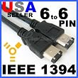 FoliumCEI Premium IEEE 1394 Firewire 400 iLink Cable 6 Pin to 6 Pin Length 6FT for PC Mac DV 6 Foot 6 Feet NOTE: Buy ONLY From Amazon Seller FOLIUMCEI for Genuine FOLIUMCEI Product