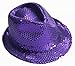 Forum Novelties Sequin Fedora Hat w/ Lights