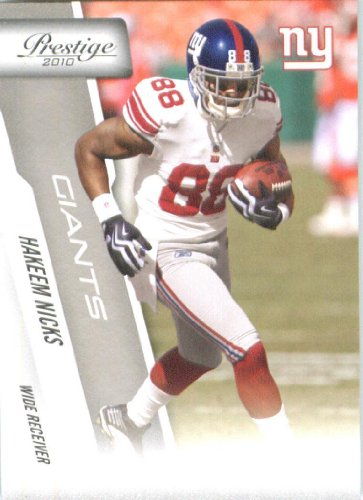 2010 Panini Prestige #130 Hakeem Nicks - New York Giants (Football Cards)
