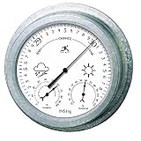 Galvanized Weather Station Indoor/Outdoor Meteorology
