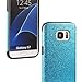 MEKO Galaxy S7 Case,Shiny Sparkle Glitter Bling Case -Built-in Glitter Soft Gel Flexible Firm Rubber Case for Samsung Galaxy S7- (Blue)