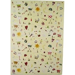New Baby Toys Nursery Decoupage or Gift Wrap Paper 20 by 28 inches ~ A. Rossi