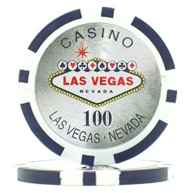 15g Clay Welcome To Las Vegas Chip - Laser
