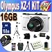 Olympus XZ-1 10 MP Digital Camera with f1.8 Lens and 3-Inch OLED Monitor (White) + Extended Life Battery + 16GB SDHC Class 10 Memory Card + USB Card Reader + Memory Card Wallet + Deluxe Case w/Strap + Shock Proof Deluxe Case + Mini HDMI to HDMI Cable + Professional Full Size Tripod + Accessory Saver Bundle!