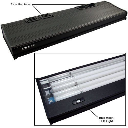 Coralife Energy Savers ACL53402 Lunar Aqualight Pc Strip, 24-Inch, 65w Coralife Energy Savers ACL53402 Lunar Aqualight Pc Strip, 24-Inch, 65w
