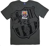 FC Football Club Vintage Barcelona Heather Charcoal T-shirt Tee