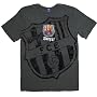 FC Football Club Vintage Barcelona Heather Charcoal T-shirt Tee