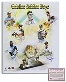 Baltimore Orioles - Golden Boys - Autographed 16x20 Photograph Signed by Jim Palmer, Bobby Grich, Cal Ripken Jr., Davey Johnson, Roberto Alomar, and Paul Blair