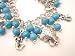 Chic Wrists Turquoise Stones, Koi Fish, Mermaid Tattoo Bracelet with FREE Earrings