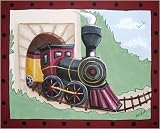 Sherri Blum Train Wall Canvas