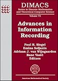 Advances in information recording