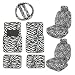 11pc Safari Car Mats Seat Steering Wheel Cover Set