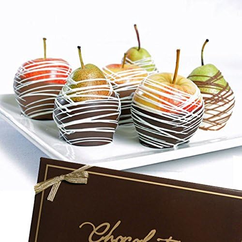 Belgian Chocolate Dipped Apples &amp; Pears Gift Box