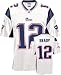 Youth New England Patriots #12 Tom Brady Road Replica Jersey
