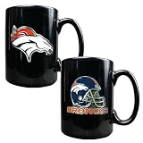 Denver Broncos 2-Piece Coffee Mug Set (Helmet/Primary Logo)