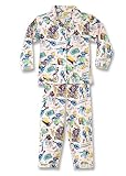 Papabear ROCK & ROLL Girls Pink Cotton Flannel Pajamas, 4