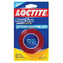 Loctite Clear Power Grab outdoor Mounting Tape 3/4 Inch by 60 Inch
