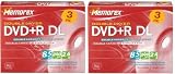 Memorex 8.5GB 8X Double Layer DVD+R W/Slim Jewel Case 2(3) Packs Total of 6 Disks